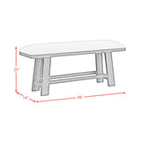 Transcend Counter Height Dining Set in Charcoal-Table and Four Chairs