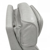 Prime Time P3 3PC Living Room Set with 7 Colors LED in Leather Gel Light Grey-Sofa, Loveseat & Recliner