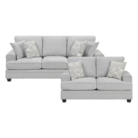 Sarah-2pc Set: Sofa, Love image