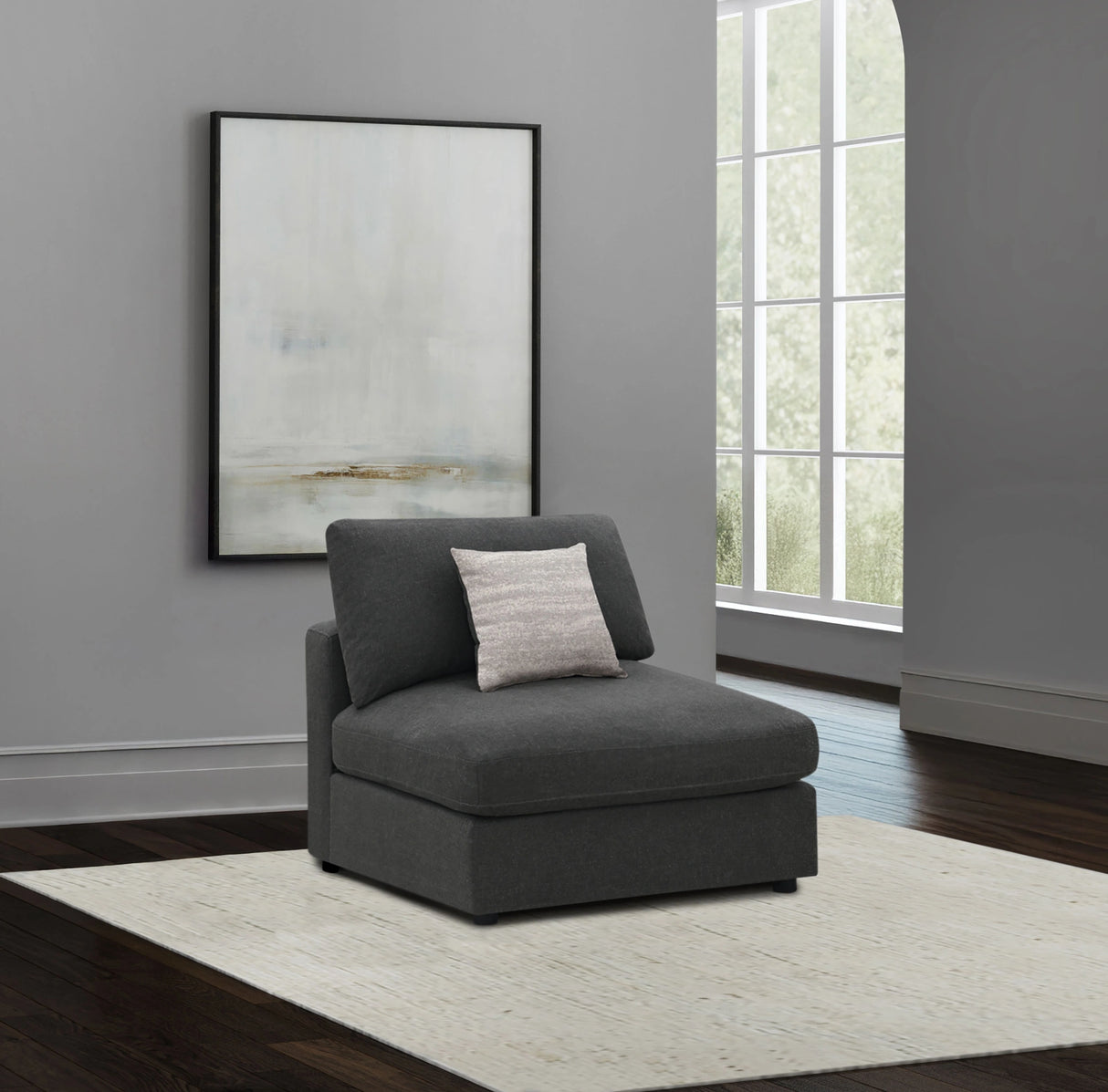 Serene Armless Chair