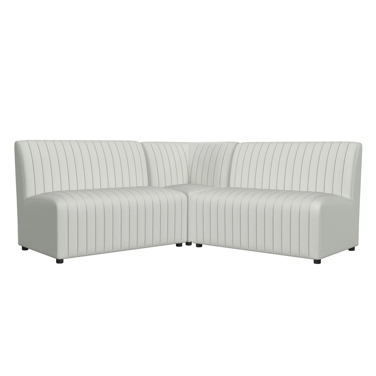 Jemma Upholstered Bench in Beige Linen