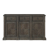 5441-40N - Server with 3 Drawers and 3 Doors