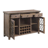 Server w/Cup Holder & Wine Rack