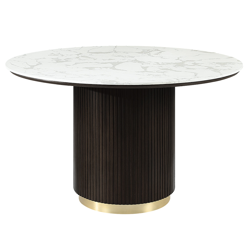 Round Dining Table w/Marble
