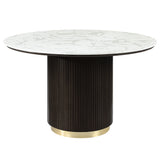 Round Dining Table w/Marble