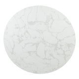 Round Dining Table w/Marble