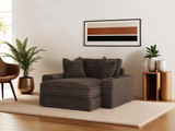 59668P 2 Arm Chaise w/ USB - Wireless Charger