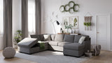 14665G Sofa Chaise Qn. Sleeper Gel