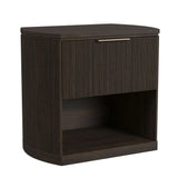 Sylvie Wall Bed Bedroom Set in Dark Brown