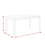 Alex 60" 7PC Dining Set
