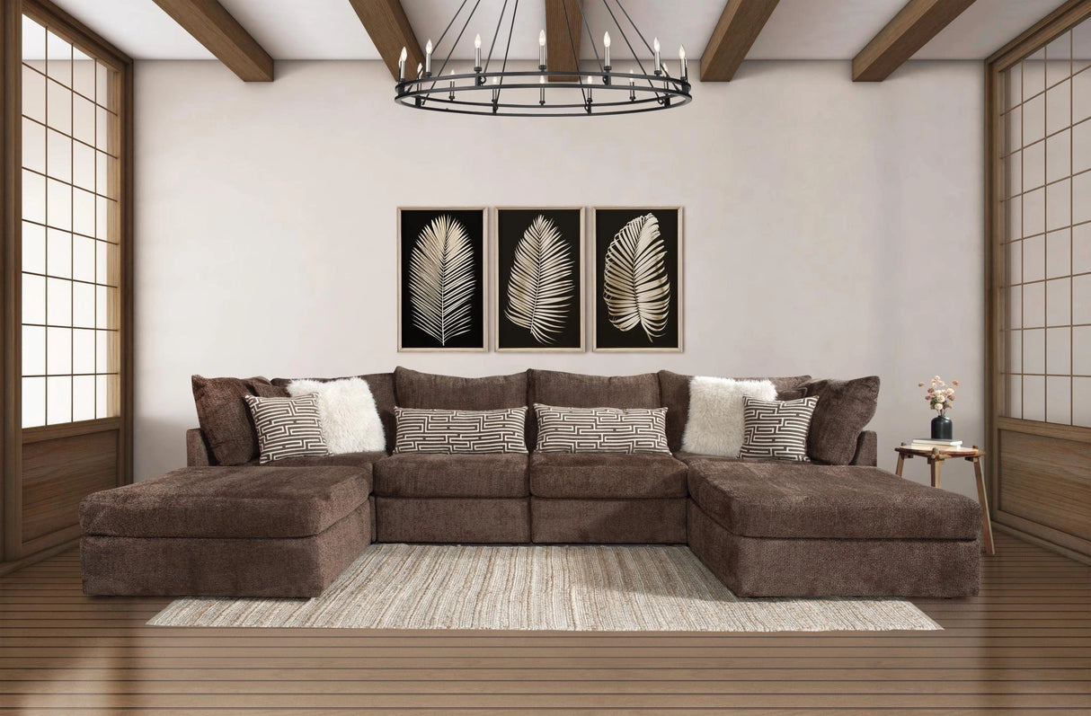 2880 Tess Chocolate Sectional