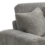 Reversible Sectional Sofa w/6 Pillows