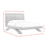 Allan Panel Bedroom Set in Black