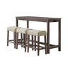 Oak Lawn Bar Table Single Pack (Table + Three Stools)