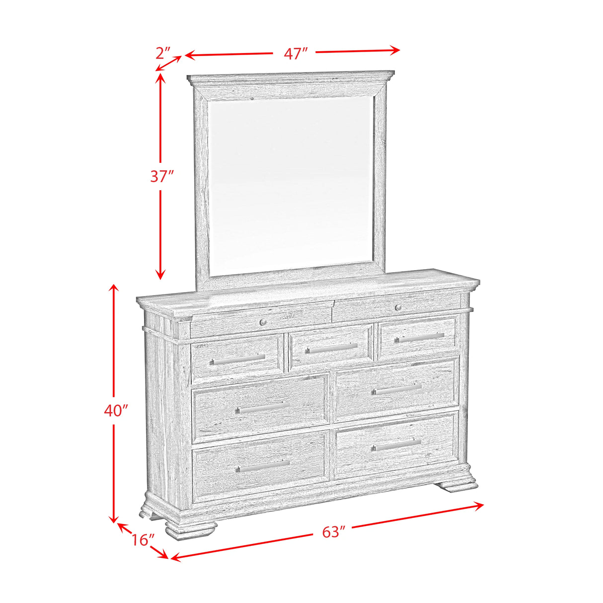 Park Ridge Sleigh Storage Bedroom Set