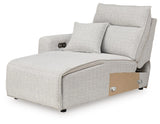Modmax II Power Reclining Sectional with Chaise and Audio Consoles