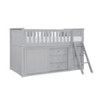 Orion-(6) Low Loft Bunk with Bookcase and 2 Dressers image