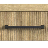 Ridgemont End Table with USB in Natural