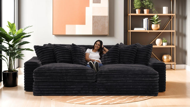 59668P 2 Arm Chaise w/ USB - Wireless Charger
