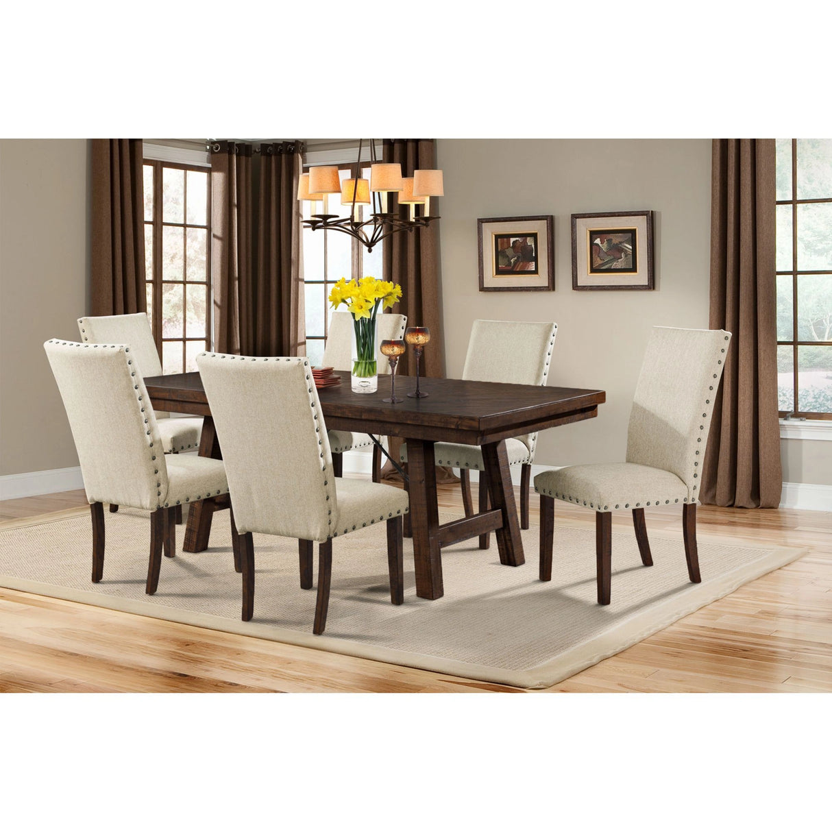 Jax Dining Set in Cherry