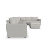 Flex 6-Seat Sectional with Narrow Arm and Storage Ottoman - 5000003377