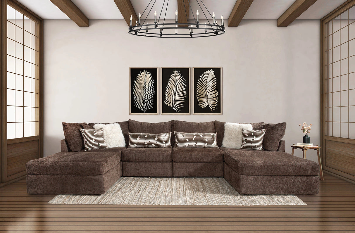 2880 Tess Chocolate Sectional