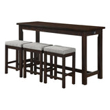 5713ES - 4-Piece Pack Counter Height Set