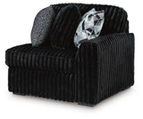Midnight-Madness Sectional with Chaise