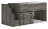 Frandern Loft Bed with Drawer Storage