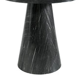 Bellini Round Occasional End Table Complete in Grey