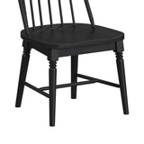 Heritage & Home Windsor Side Chair with Leveler in Black (2 Per Carton)