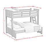 Hampton Kids Over Bunk with Ladder