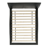Allan Bedroom Set with 2 Nightstands in Black