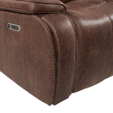 Atlantis Living Room Set in Heritage Brown