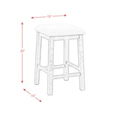 Stone Occasional Bar Table Single Pack (Table + Three Stools) 3A Packing