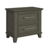Canterbury 2-Drawer Nightstand with USB