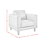 Hampton Chair In Fiero (Top Grain/PVC)