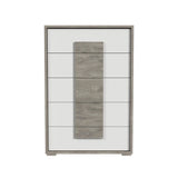 San Matteo 5-Drawer Chest in Dual Tone