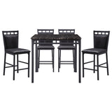 5275-36 - 5-Piece Pack Counter Height Set, Faux Marble Top