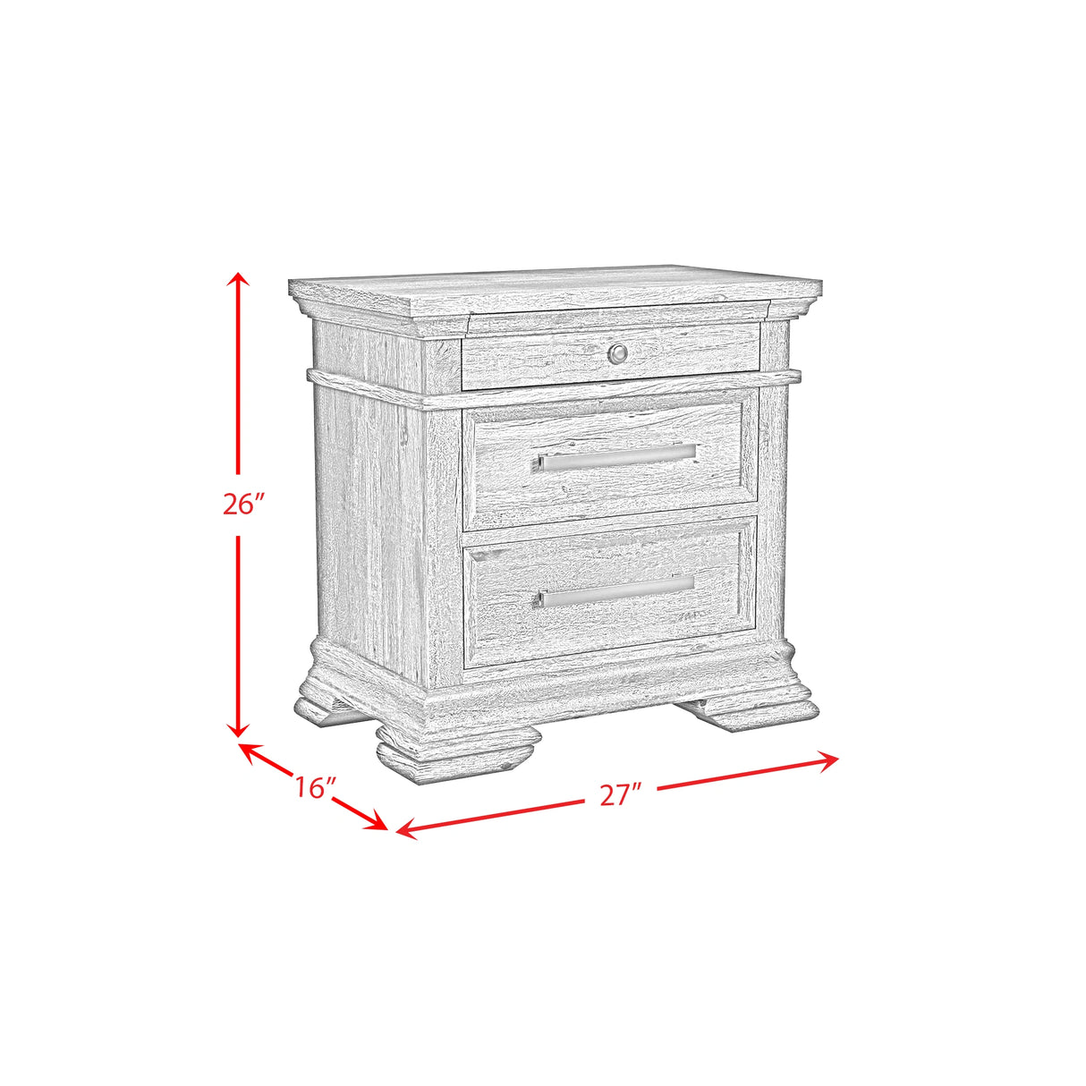 Park Ridge Panel Bedroom Set in Charcoal