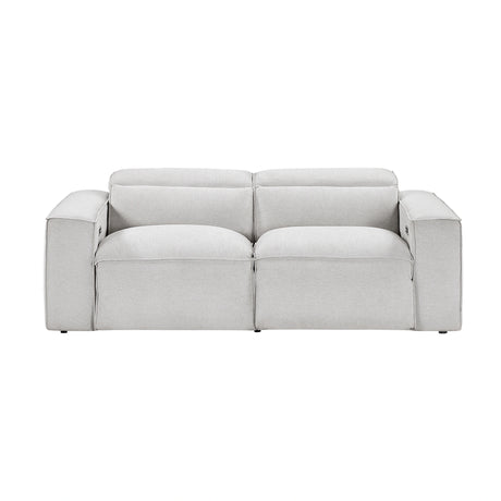 Phoebe-(2)Power Double Reclining Love Seat with Power Headrests image