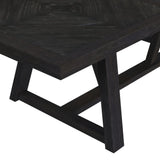 Transcend Standard Height Dining Set in Charcoal-Table and Four Chairs