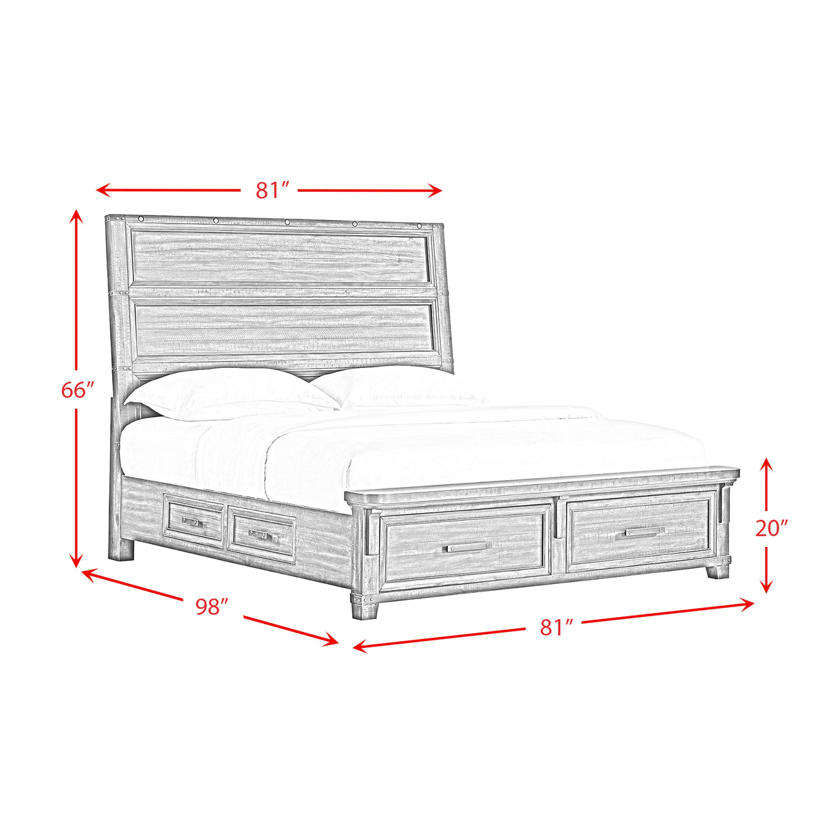Colorado City Storage Bedroom Set
