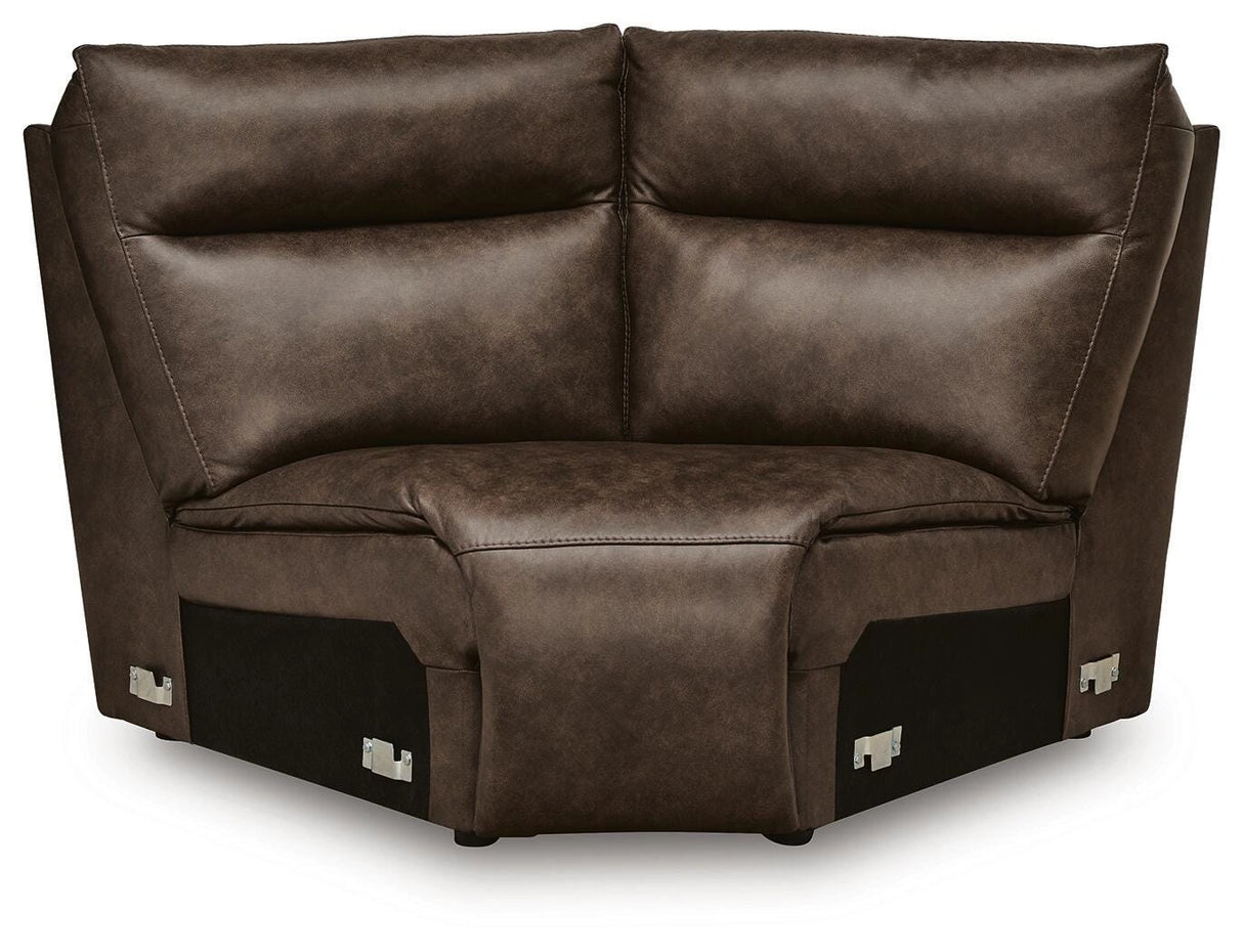 ModZ Power Reclining Sectional with Audio Consoles