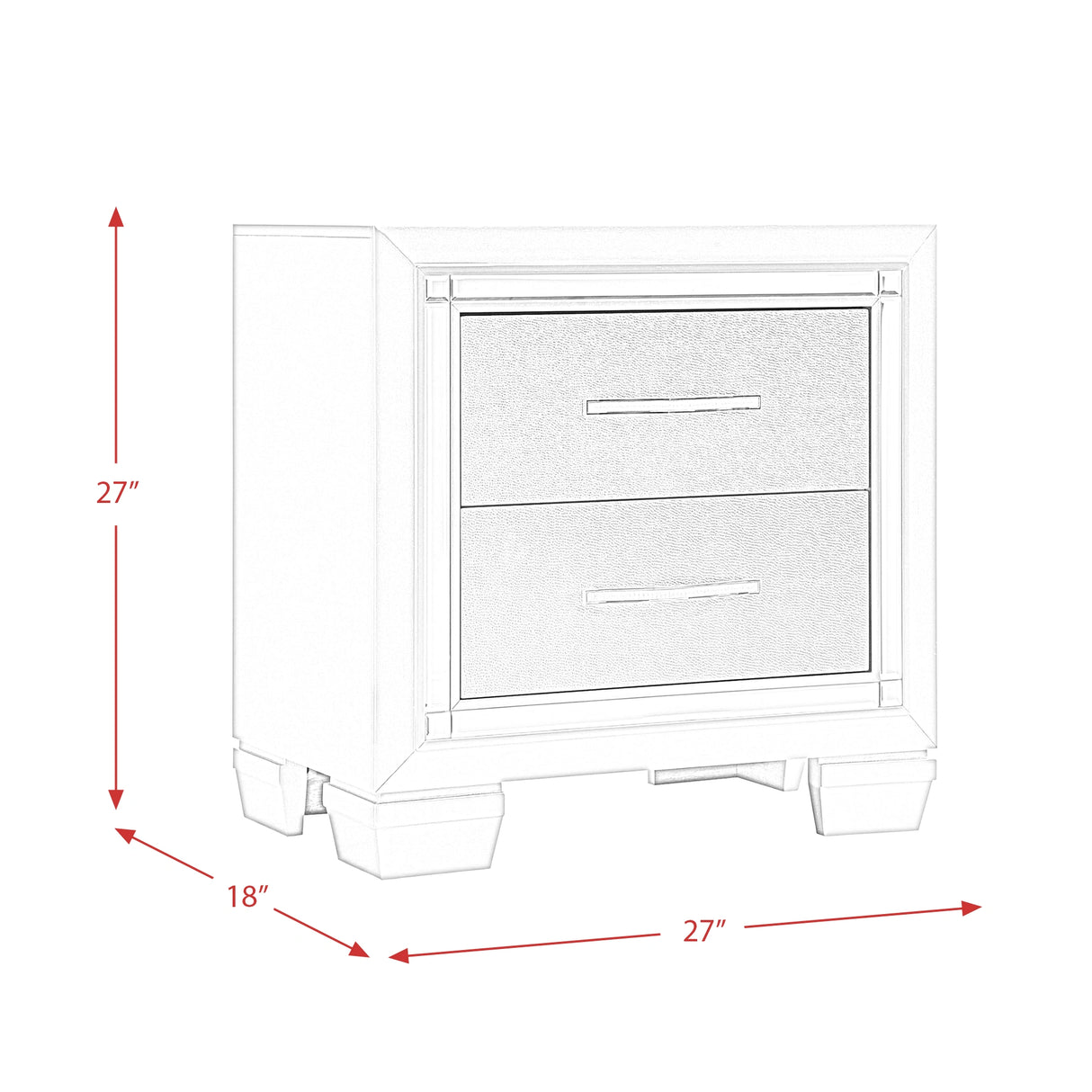 Platinum Queen Platform Storage 5PC Set