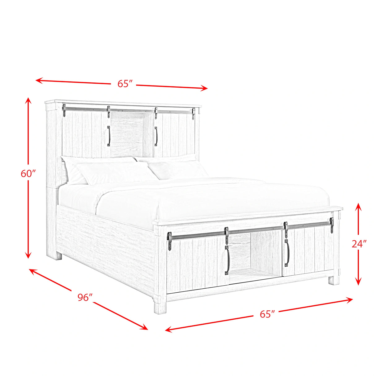 Scott Platform Storage Bedroom Set