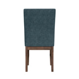 Santa Barbara Dining Side Chair with Fabric in Walnut (2 Per Carton)