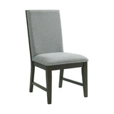 Donovan 5PC Standard Height Dining Set-Table and Four Side Chairs in Gray
