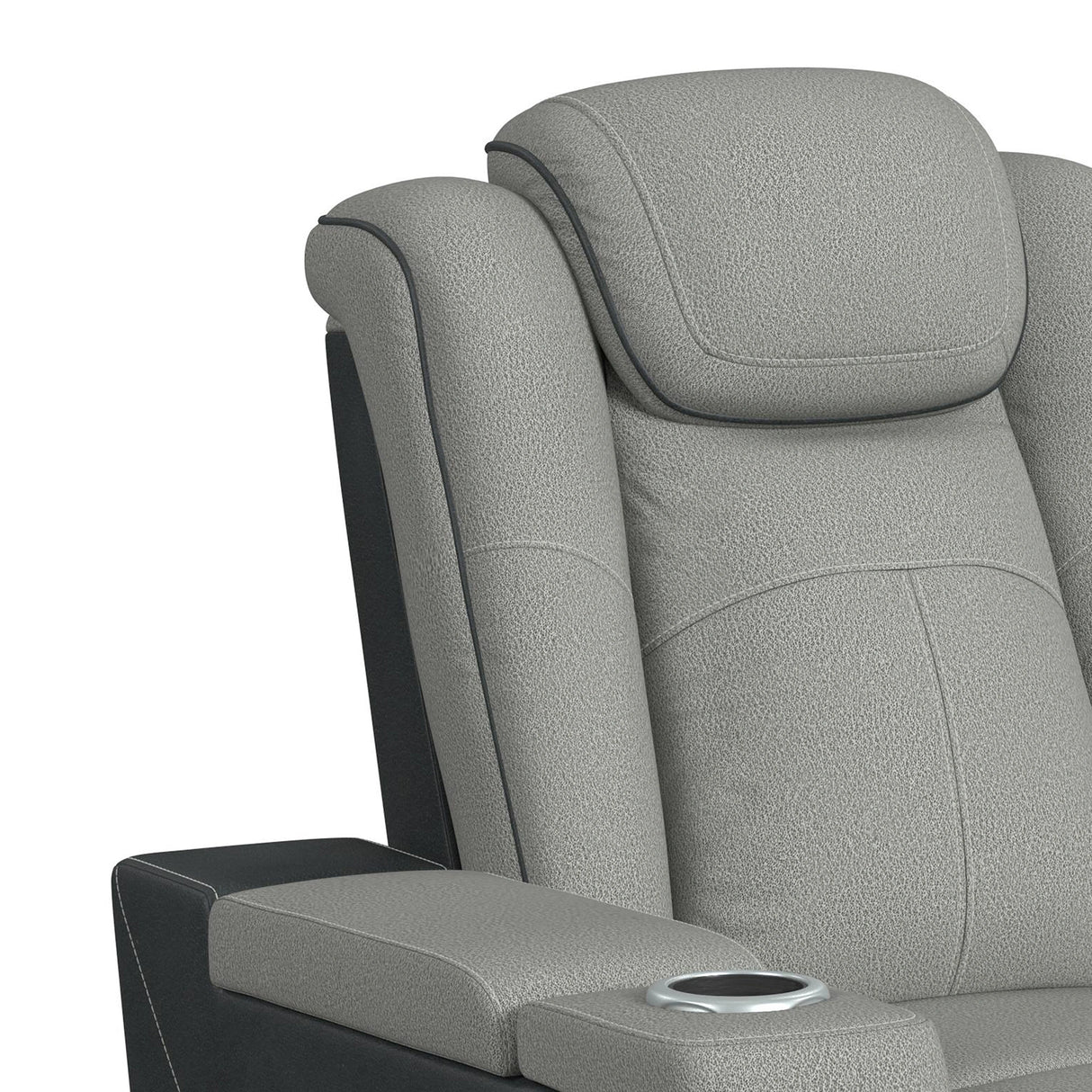 Lantana Power Motion Recliner with Power Headrest, Led, Wireless Charger and Cup Holder