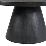 Portland 2PC Occasional Table Set in Black-Coffee Table & End Table